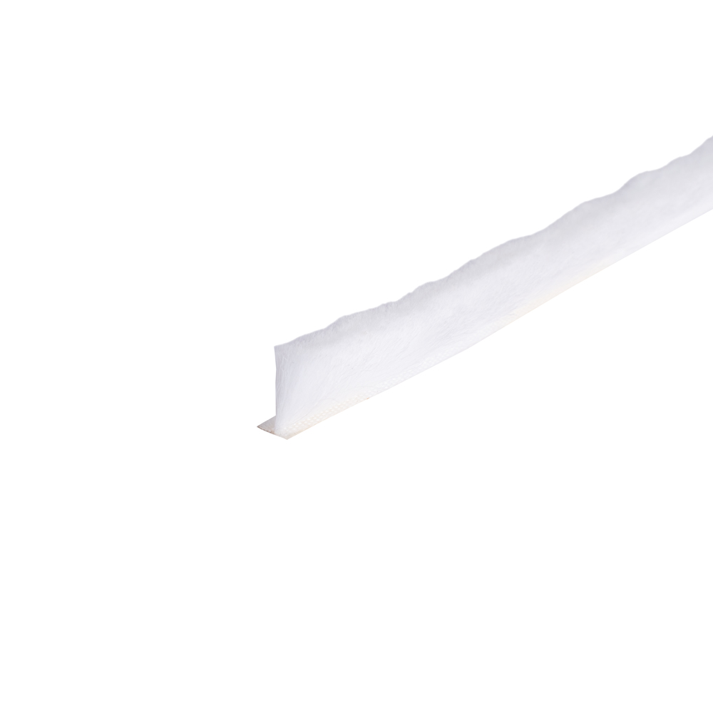 Brush Pile Seal - 4.8mm x 11.5mm (50m coil) - White (with fin)